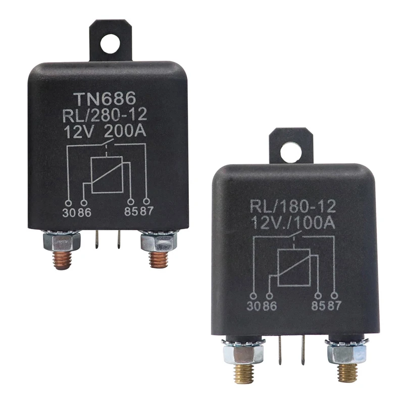200A 100A 12V/24V Power Automotive Heavy Current Start Relay Car car start relay