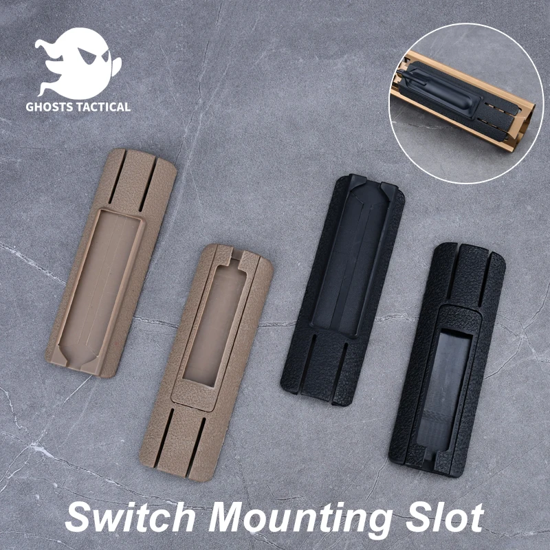 

Tactical Airsoft Scar Pocket Panel For Remote Switch DBAL PEQ NGAL CQBL Laser sight M300 M600 Flashlight 20mm Rail Accessories