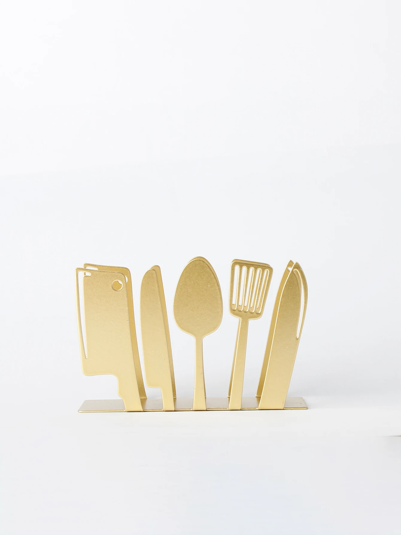 1PC fashionable metal kitchen utensils tissue rack, metal countertop napkin rack, home kitchen and dining table decoration, bedr 3