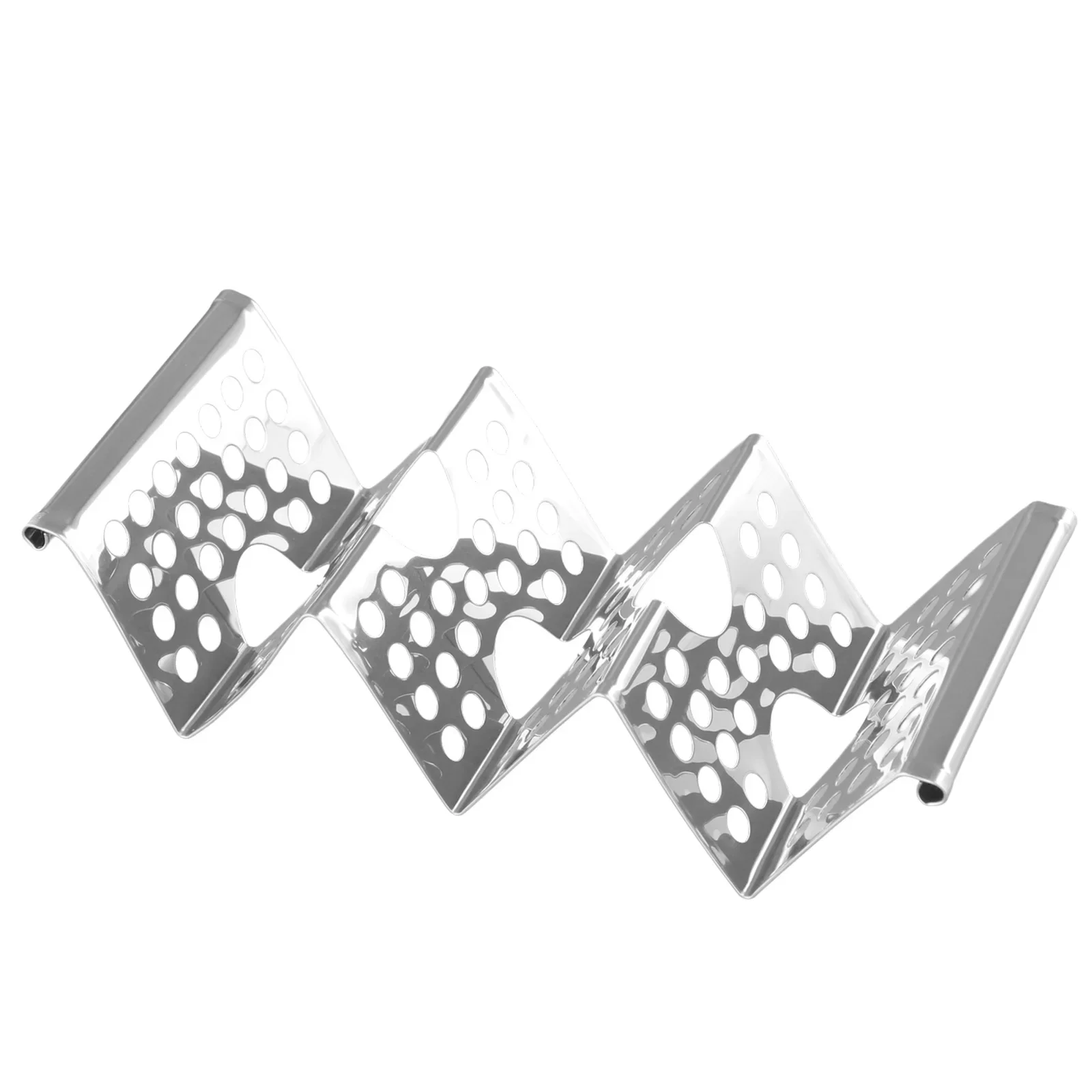 1pc Taco Stand Stainless Steel Taco Holder Fast Heating 3 Tortillas Tray Pancake Racks Plates Display Stand Kitchen Tools