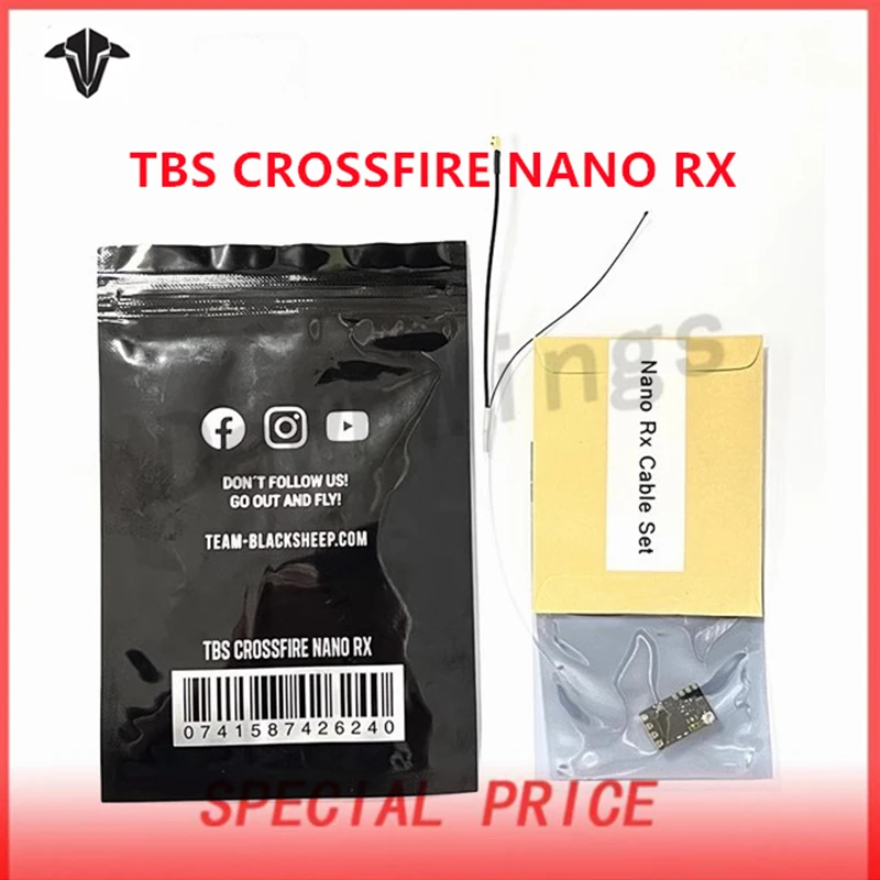 오리지널 TBS 크로스파이어 나노 RX/SE 수신기 이모탈 T V2 안테나 RX CRSF 915/868Mhz 장거리 무선 시스템 RC