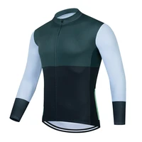 Spring Long Sleeve Cycling Jersey Man's Cycling Clothing 2023 Summer Anti-UV Bike Jersey Breathable Bicycle Shirt 1