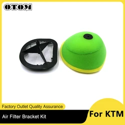 OTOM Motorcycle Air Filters Dual Foam Layer Sponge Cleaner And Mount Bracket For KTM 85 125 200 250 350 450 500 SX EXC XCF SXF