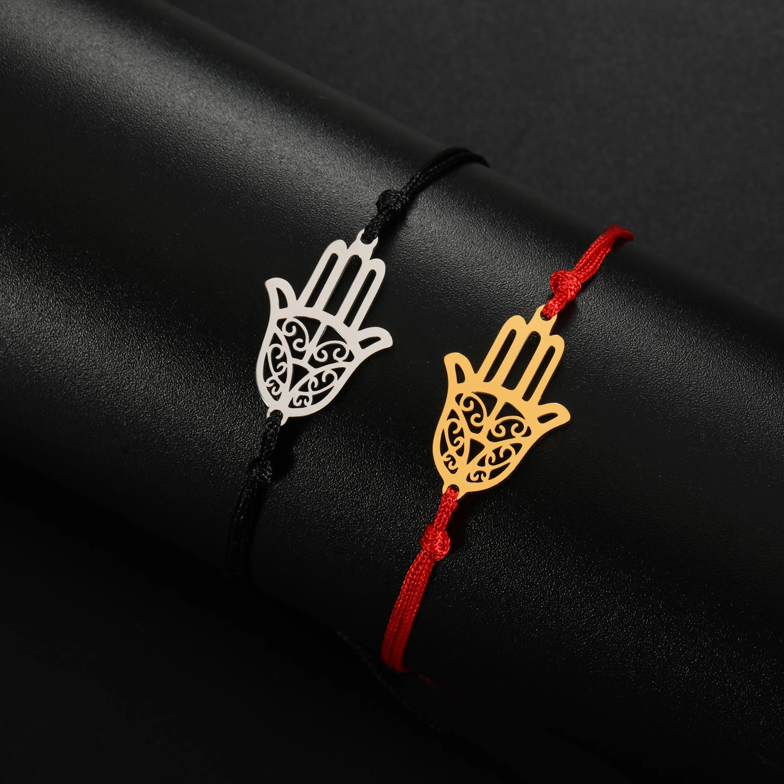 Cazador Fatima Hand Bracelets for Women Stainless Steel Jewelry