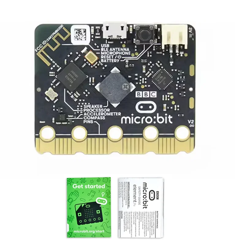 Orijinal Varış BBC micro:bit V2 Microbit V2.2 Geliştirme Ana Kart Desteği Zihin + Grafik Programlama Micro:Bit Go Kiti