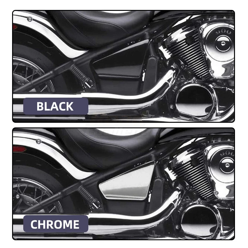Custom Fairing Motorcycle Glossy Black Battery Side Fairing Cover
