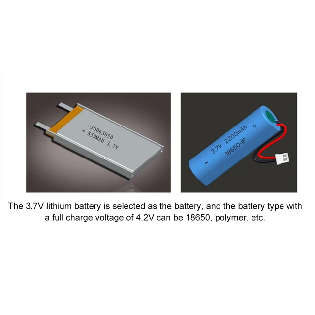 Batería recargable Li-ion 2200 mAh tipo 18650 con tip p