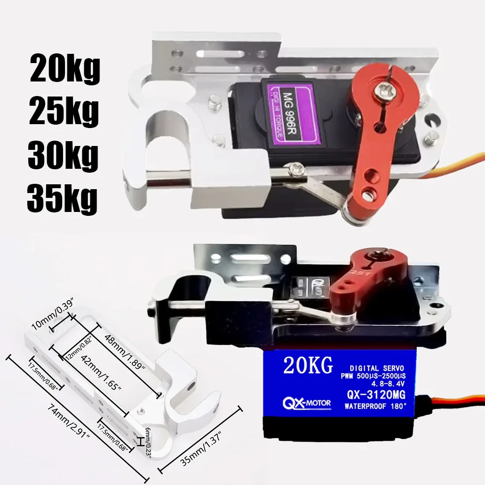 Servo MG996 25KG avec engrenages métalliques, parfait pour bras robotique