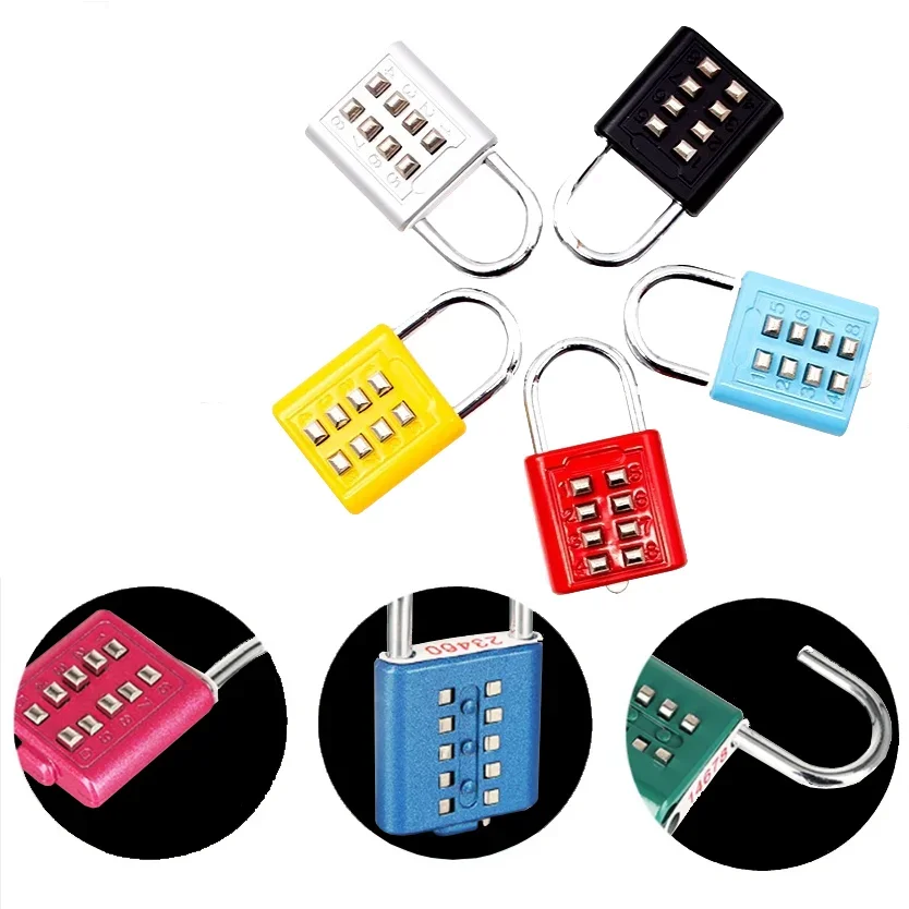 

Anti-theft Button Combination Padlock Digit Push Password Lock for GYM Locker Drawer Cabinet Door DIY Hardware