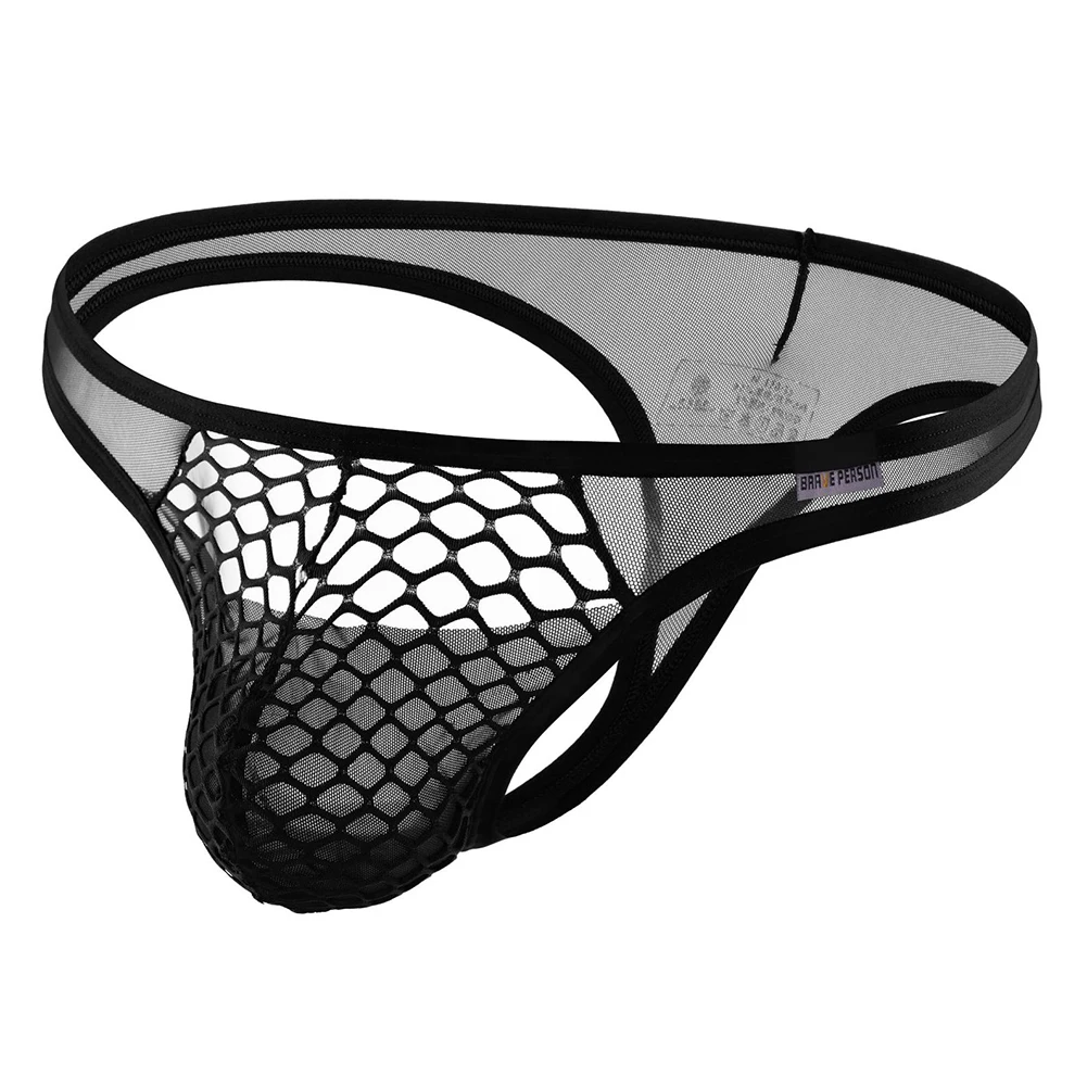 

Men's Seductive See Through Mesh Brief Low Waist Panties Underwear Lingerie Soft and Alluring Various Colors Provided