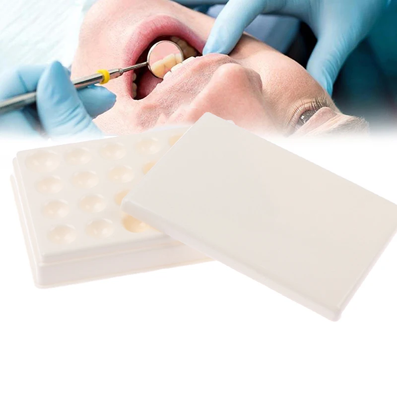 Dental Lab 24 Slot Plastic Palette Watering Plate Mixing Plate Mixing Tool