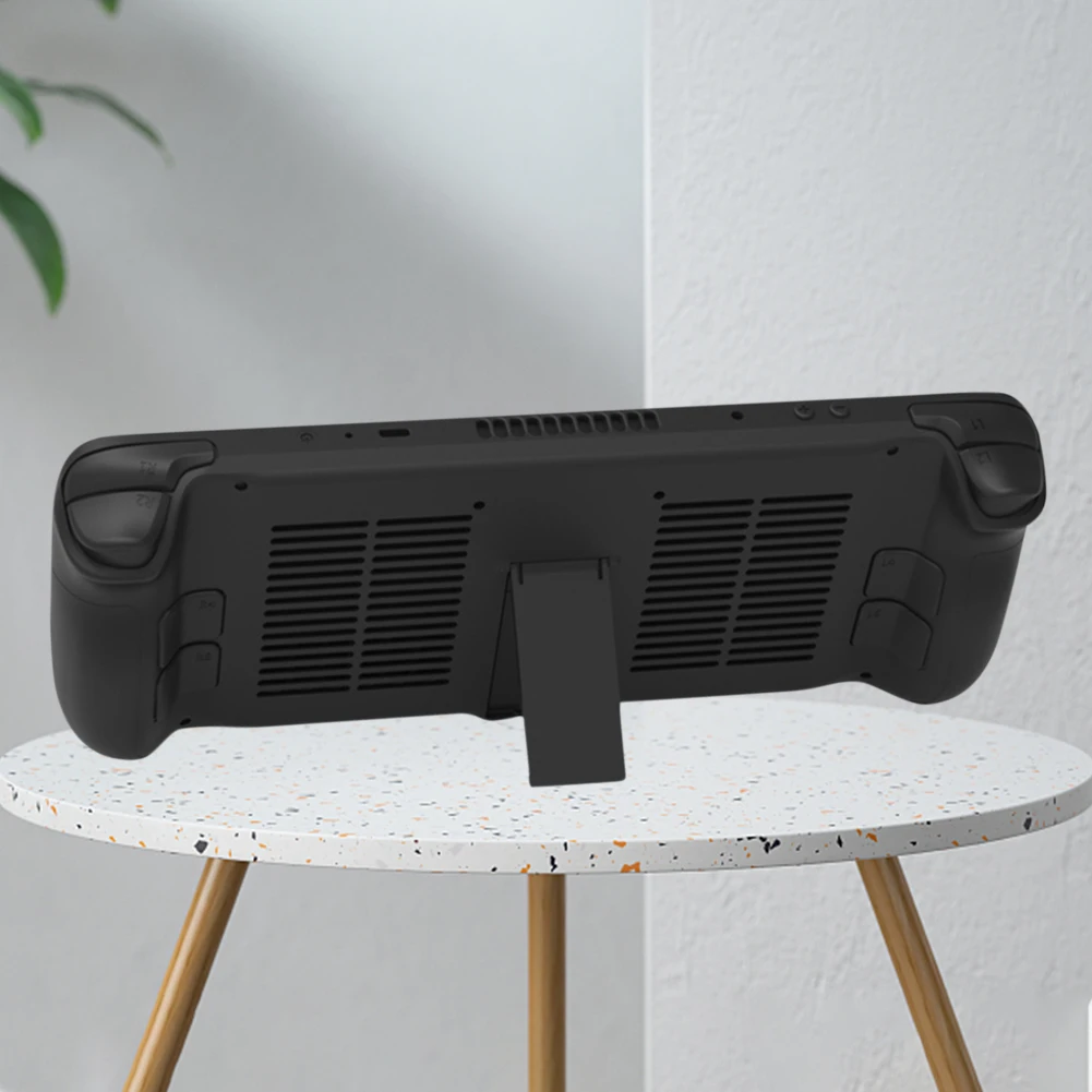 Plastic Console Housing with Screwdriver Screws Portable Game Console Shell with Support Replacement Accessories for Steam Deck