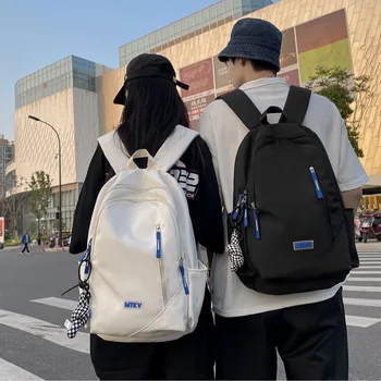 Unisex Large Capacity Backpack Oxford Cloth Urban Simple Style School Bag for Junior And High School Students Men And Women 1