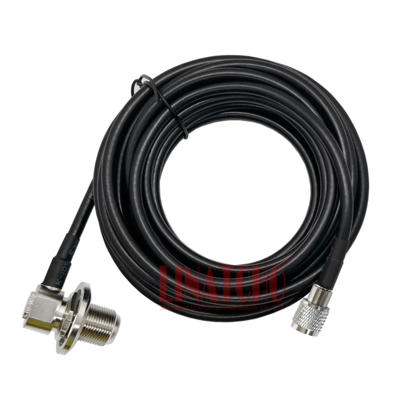 RG58U Right Angle SO239 to MINI UHF Male GM300 Mobile Car Radio Antenna PL259 Extension Cable