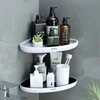 ECOCO Triangular Corner Bathroom Shelf Wall-Mounted Storage Rack Lotions Storage Kitchen Organizer For Bathroom Accessories 1