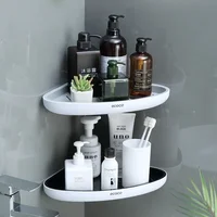 ECOCO Triangular Corner Bathroom Shelf Wall-Mounted Storage Rack Lotions Storage Kitchen Organizer For Bathroom Accessories 1