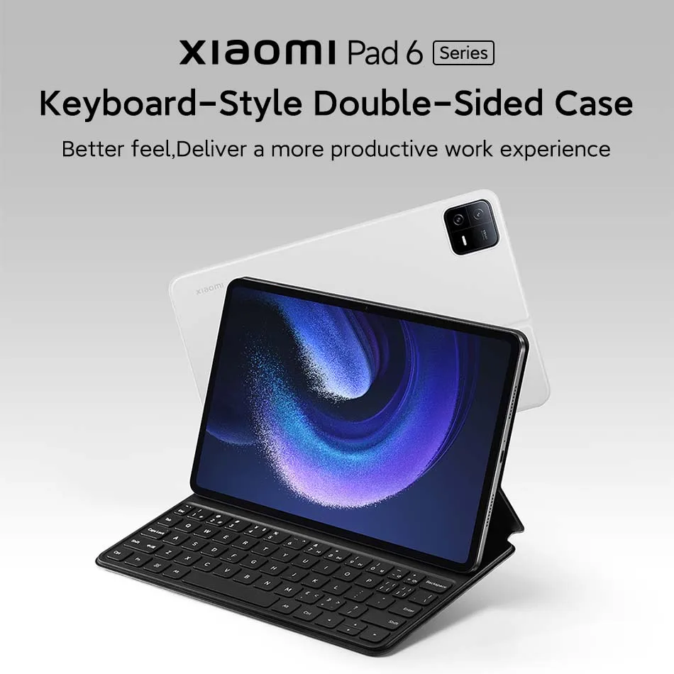 Tablet Keyboard Case Original Xiaomi Pad 6 / 6 Pro Keyboard Case For MI Tablet Series Magnetic Touch Keyboard Shell Double-sided PU Protective Case