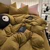 Cozy Bedding Set 3Pcs,1 Duvet Cover with Zipper Closure,2 Pillowcases,Solid Color,Super Soft, Machine Washable, Colorfast 2