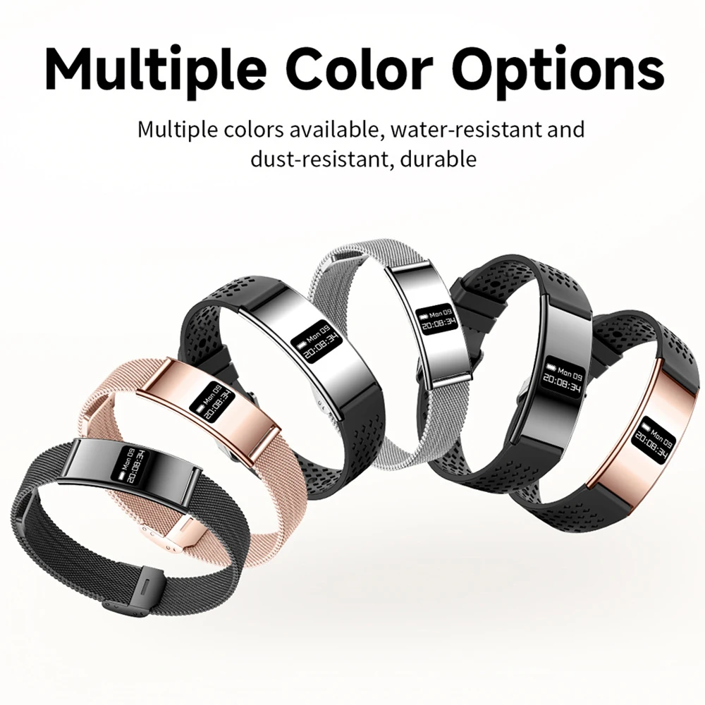 2026 새로운 스마트 팔찌 초박형 심박수 혈액 산소 수면 모니터링 방수 스마트 시계 스포츠 여성 남성 스마트 밴드