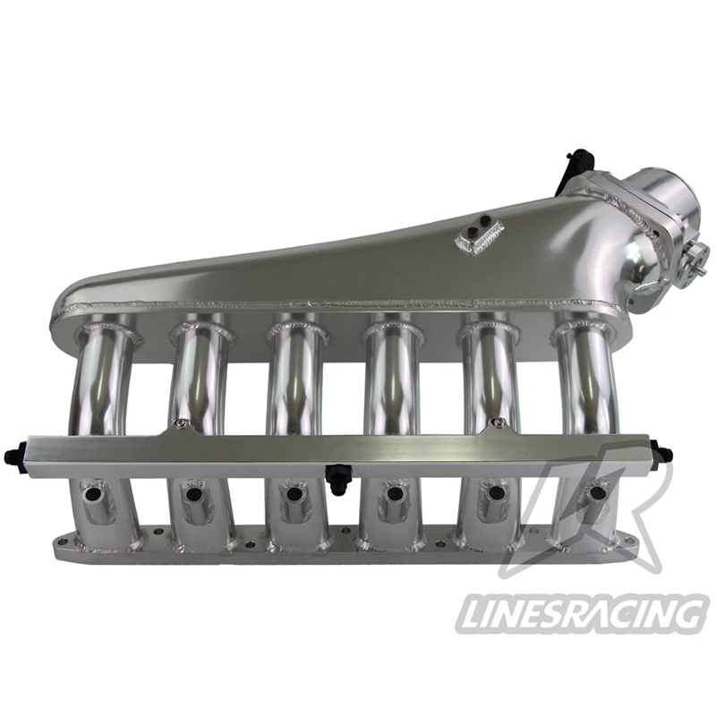 Silver Billet Intake Manifold W/ Fuel Rail Kit+throttle Body Fits For