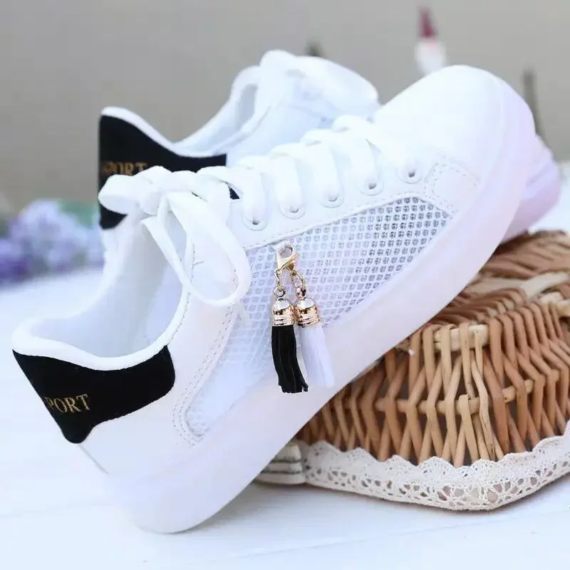 Women shoes casual sneakers women sneakers women sneaker breathable students casual shoes sports for girl flat mesh white shoes vulcanize desginer