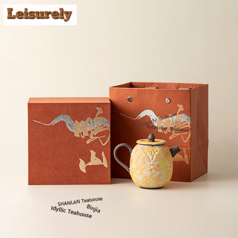 175ML Rock Mineral Cloud Teapot Zen Tea Infuser Pot Tea Maker Kettle With Ball Hole Teaware Ornaments Accessories Drinkware Gift