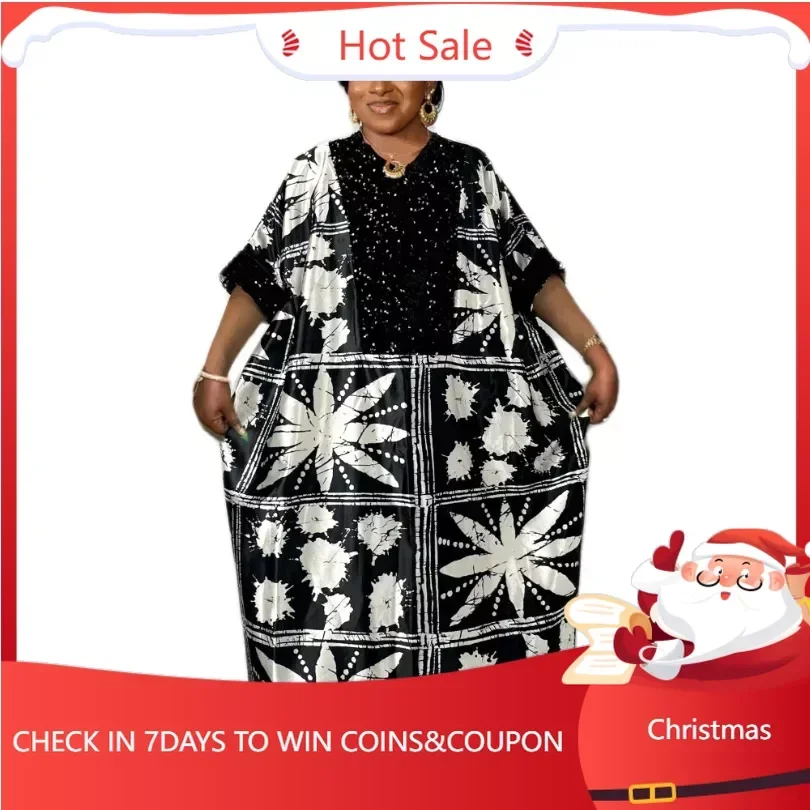 

Free Size Robe De Soiree Femme Longue Chic African Dress Women for Party Embroidery Traditional Clothing