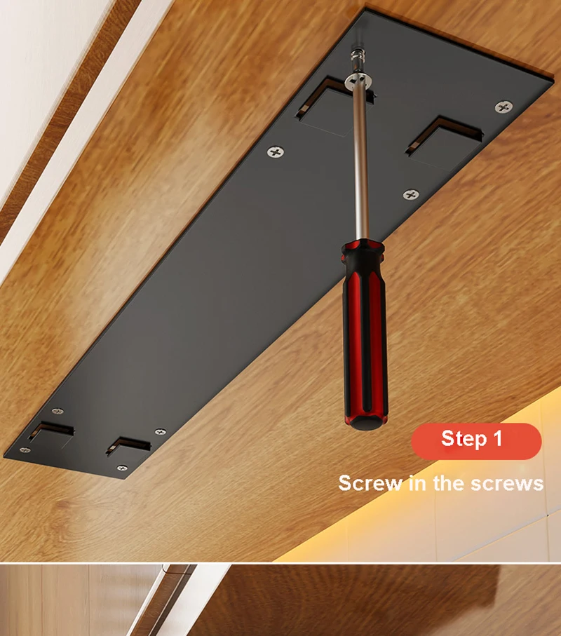 Description Picture 4 of itemKitchen Pull-down Folding Condiment Storage Shelf Space Aluminum Wall Hanging Condiment Rack Under The Cabinet Large-capacity