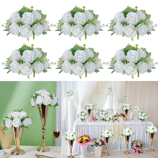 20Pcs Wedding Grass Half Ball Shelf Decorative Flower Arrangement