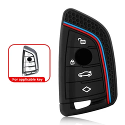 Premium Silicone Car Key Fob Cover and Protective Case (Type B)