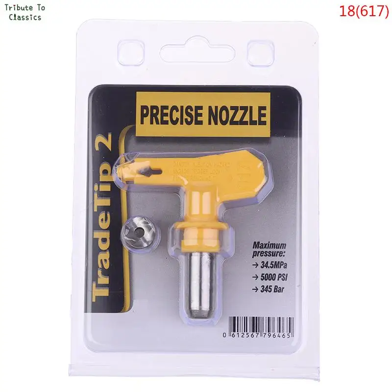 Yellow Series 5 Airbrush Nozzle For Painting Airless Paint Spray G Un Tip Powder Coating Portable Paint Sprayer Auto Repair Tool welding hard hat
