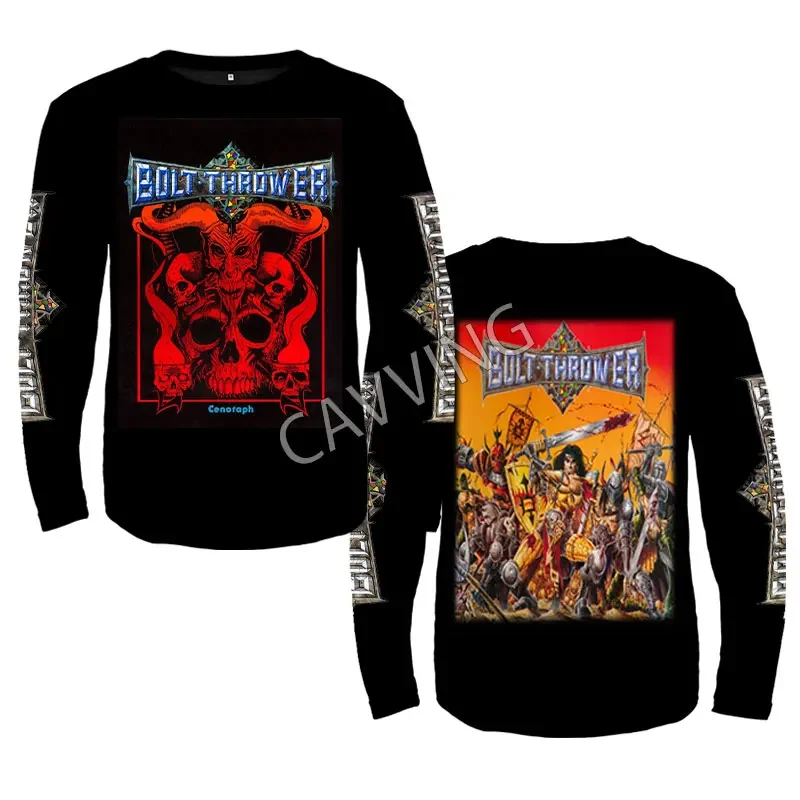 New Fashion Printed  Bolt Thrower  Crewneck Sweatshirt Gothic Top Harajuku Cotton Unisex Clothing Men's Clothing  C02 4
