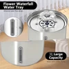 Stainless Steel Pet Water Fountain Cat Automatic Water Feeder USB Electric Mute for Cat Dog Filter Fountain Smart Drinking Bowl 2