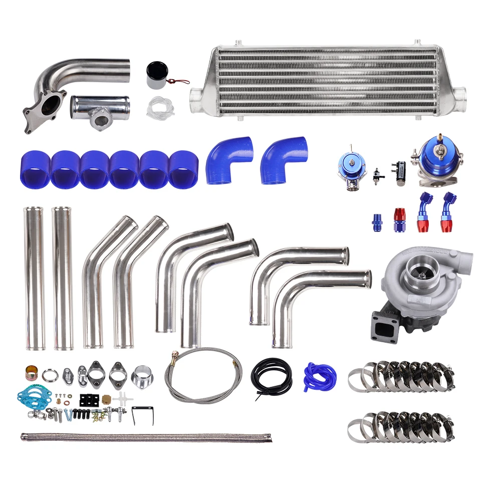 KitUniversalTurboT04ET3T4StageIIIWastegateIntercoolerPiping