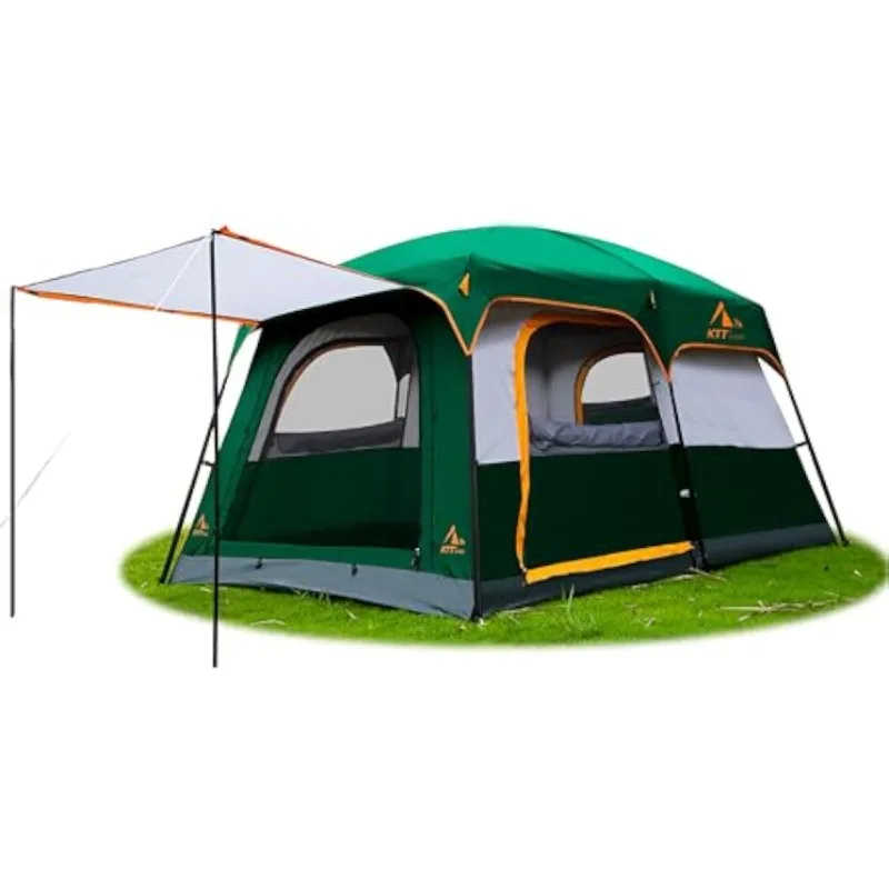 KTT Large Tent 4 Person Cabin Tents EXPLORING DONE RIGHT