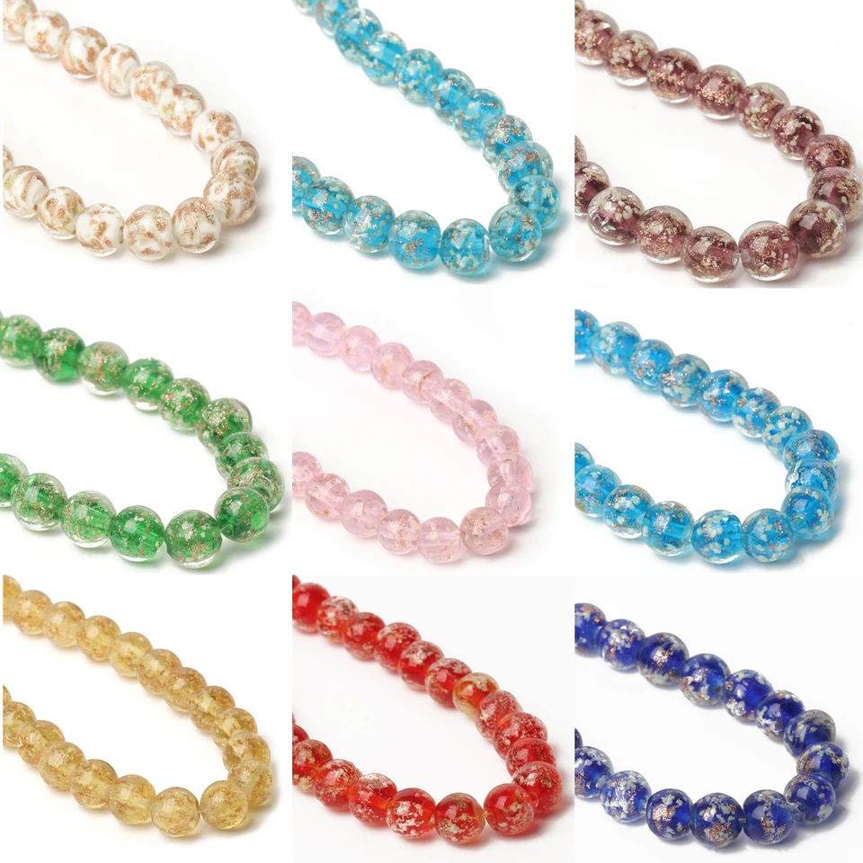 10 Perle Di Vetro Vintage Colore Unico 12 Mm - Italia - Foto 2