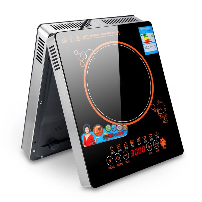 3000W high-power induction cooker household smart touch screen cooking stove