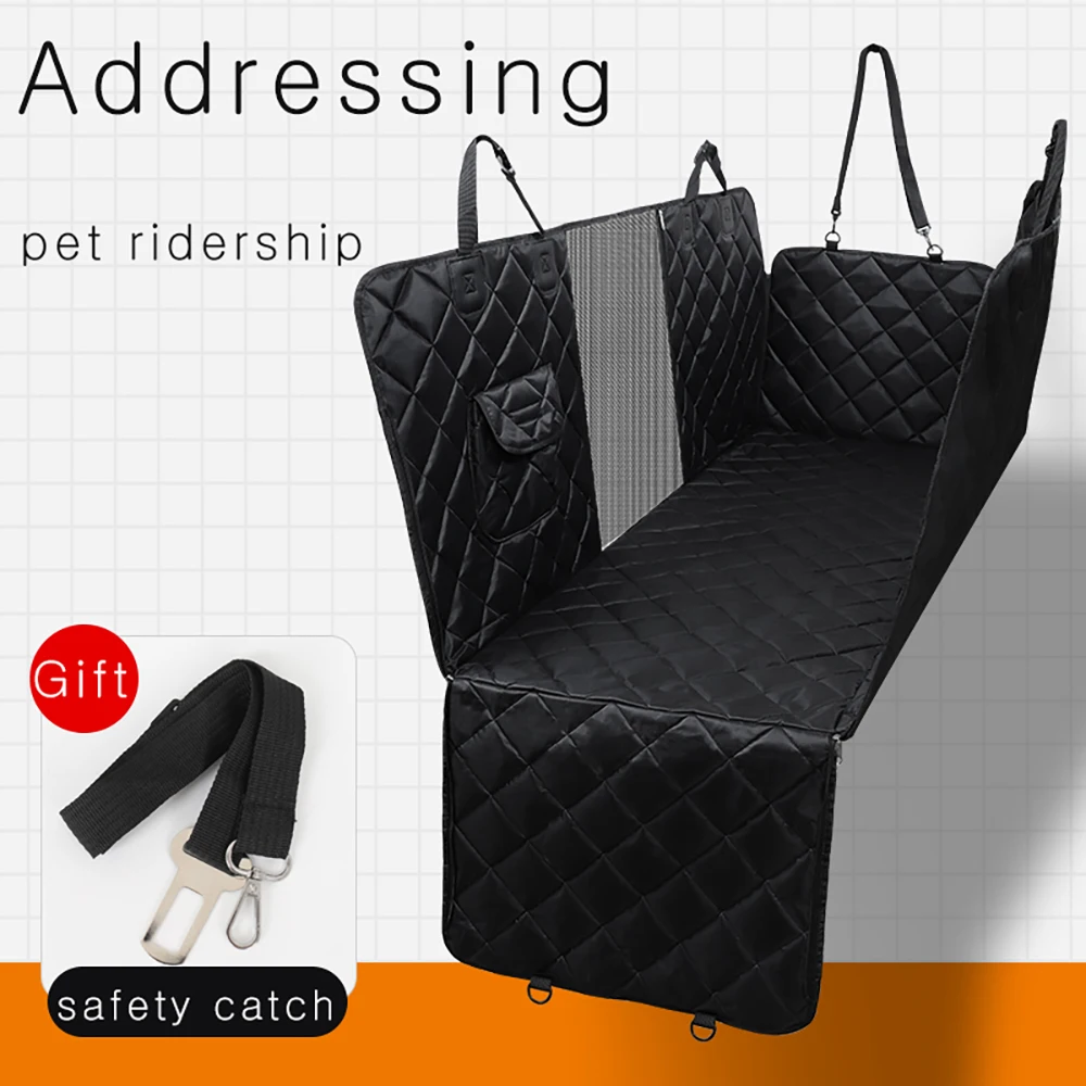 Pet Accessories Car Seat Cover Pet Cargo Cover Dog Seat Cover Dog Car Seat Pet Supplies Pet Mat Blanket Dog Car Seat Cover Waterproof Mesh Window Pet Vehicle Hammock Pet Travel Dog Carrier Hammock Car Rear Back Seat Protector Mat
