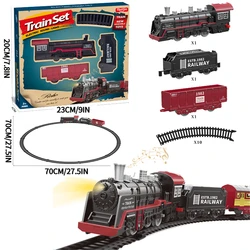 High - Speed Electric Train Rail Car Retro Toy Set (2307 train tracks)