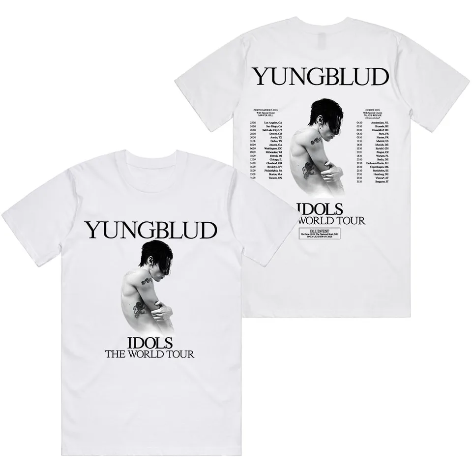 YUNGBLUD IDOLS The World Tour 2025 T-shirt Cotton Short