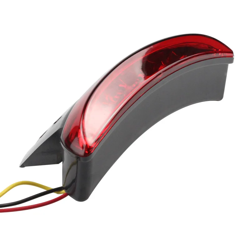 Feu Arrière LED Stop/Frein Pour Harley Sportster 883/1200 - Garde-boue Arrière Rouge Avec Ruban Adhésif