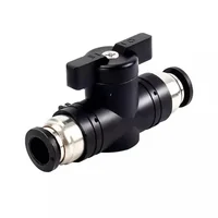 BUC Pneumatic Manual Valve - Straight Head Quick Coupling Steering Switch Manual Ball Valve for Air Hose (4mm,6mm,8mm,10mm,12mm) 6