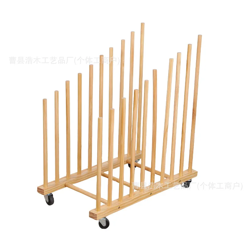 스팟 목재 아트보드 건조대 스케치 컬렉션 랙 벽걸이형 아트보드 유화 마감 보관 전시 랙