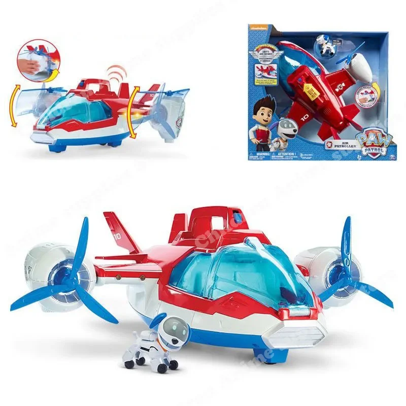 Spin Master Toys Paw Patrol Rescue Aircraft Cartoon Lights Suoni Aereo Air Patroller Giocattoli Per Bambini Per Ragazzi Regalo Di Natale Di Compleanno