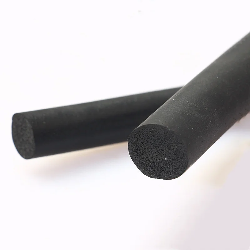 5M EPDM Rubber Foam Sealing strip Round shape solid Sponge tape high density O type Soundproof Weatherstrip door seal strip,sealing strip tape,window seal strip,sealing tape,sealing strip,rubber seal strip Hardware Accessories