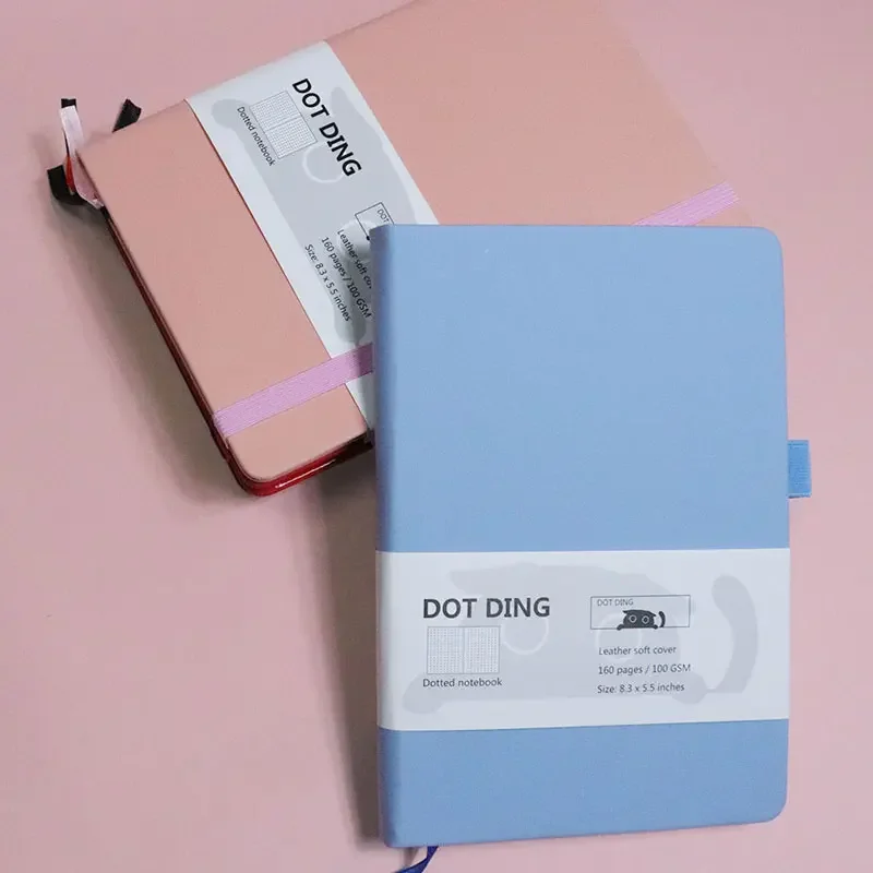 Carnet de notes pointillé à couverture rigide pour scrapbooking