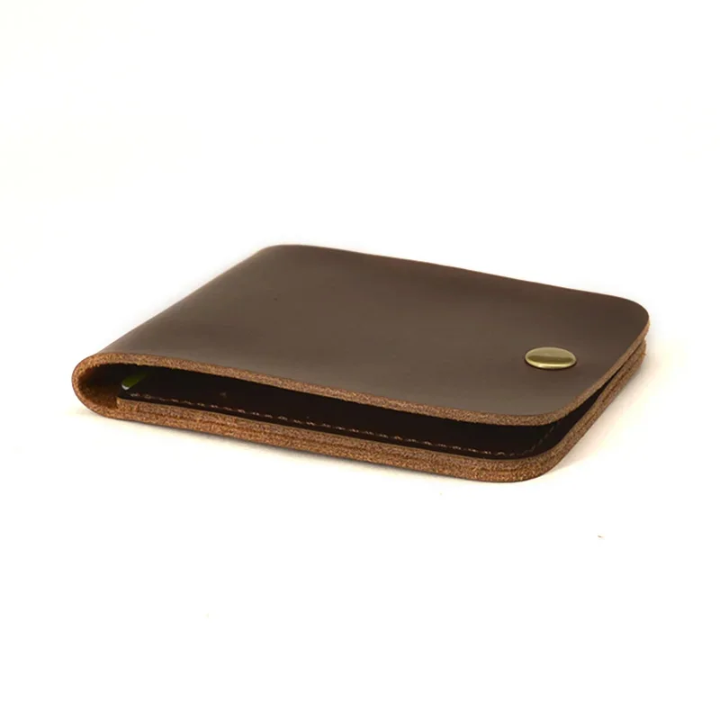 Handmade Personalized Credit Card Holders Leather Credit Card Holder Man Business Cardholder Wallet Porte Carte Case Protect