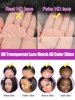 40 50 Inch Straight 13x6 13x4 Hd Lace Front Human Hair Wig 250 Density Brazilian 360 Full Lace Frontal Wigs Preplucked For Women 5