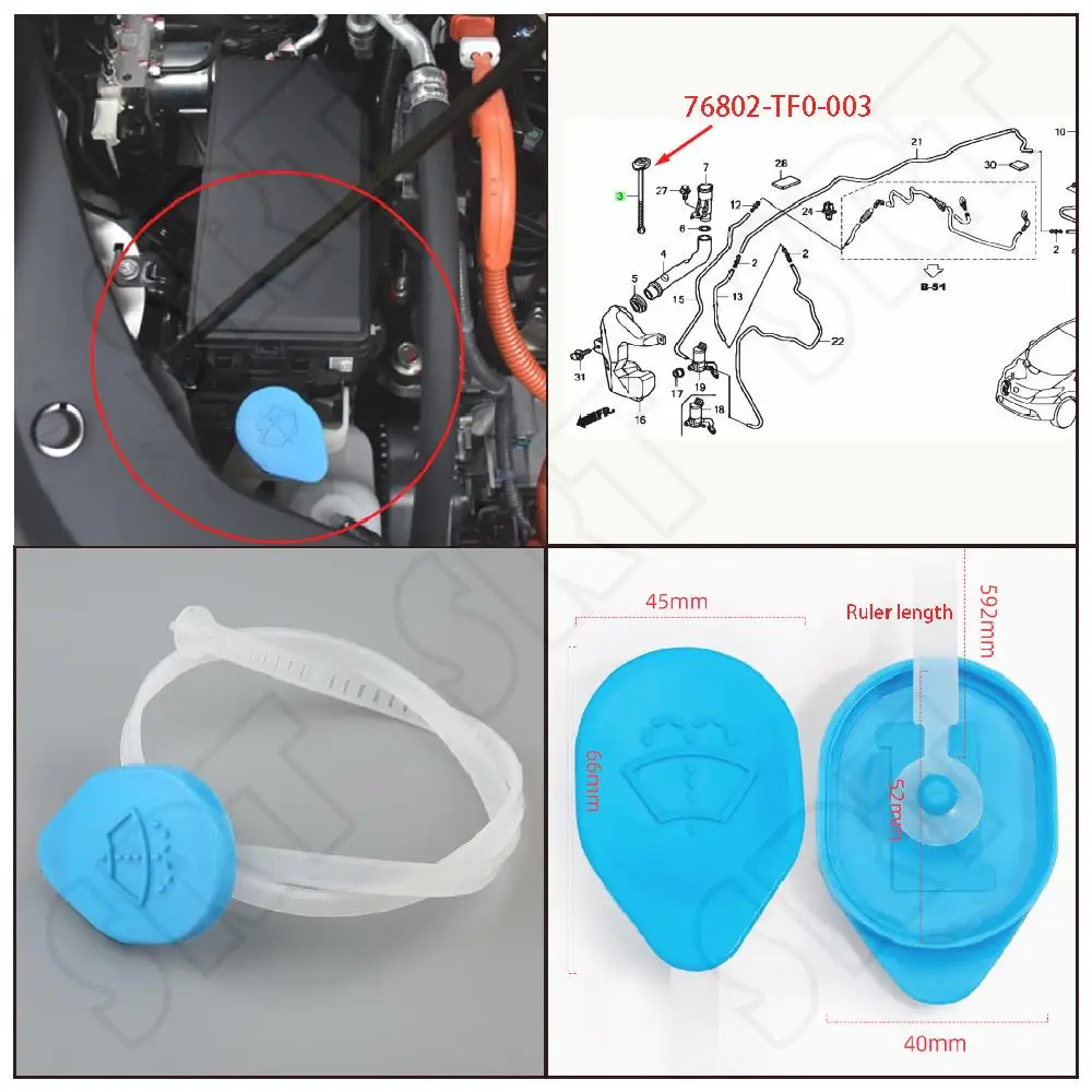 76802TF0003 Car Accessories Fits for Honda JAZZ 2009 2010 2011 2012