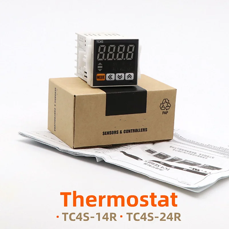 더블 디지털 디스플레이 지능형 PID 온도 컨트롤러, TC 시리즈 TC4S-14R TC4S-24R 온도 조절기, 